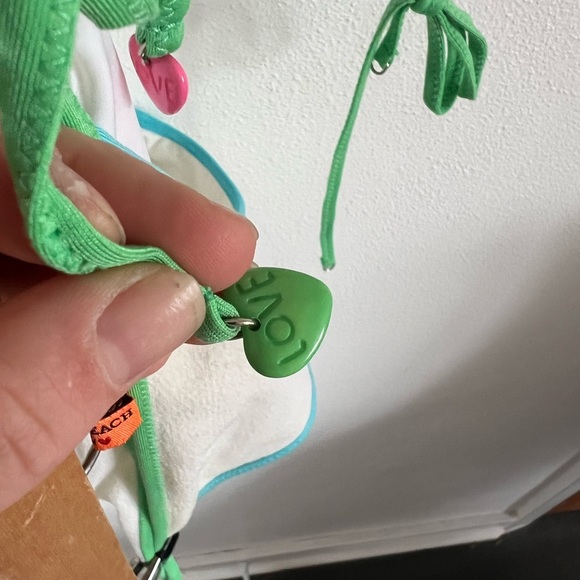 Y2K Vintage Juicy Couture Terry Cloth Rainbow Jumpsuit, size small - Picture 2 of 13